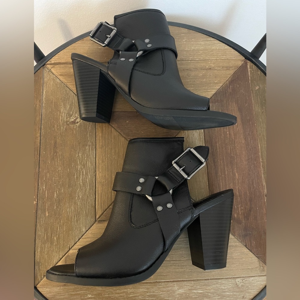 Moto Heeled Booties